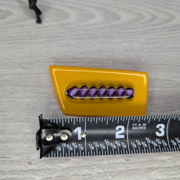 Vibrant Art Glass Pendant Necklaces & Brooch/Pin w/Fabric Box - Picture 14 of 16